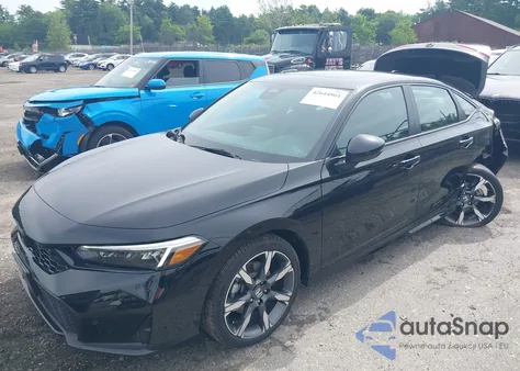 2025 Honda Civic Hybrid Sport/Sport Touring from USA, damaged, VIN 2HGFE4F85SH333567